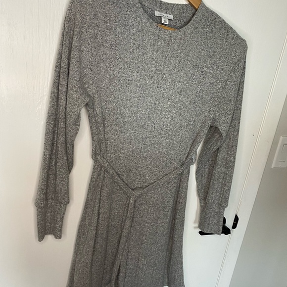 Heathered Grey Topshop Sweater Dress - Picture 10 of 11